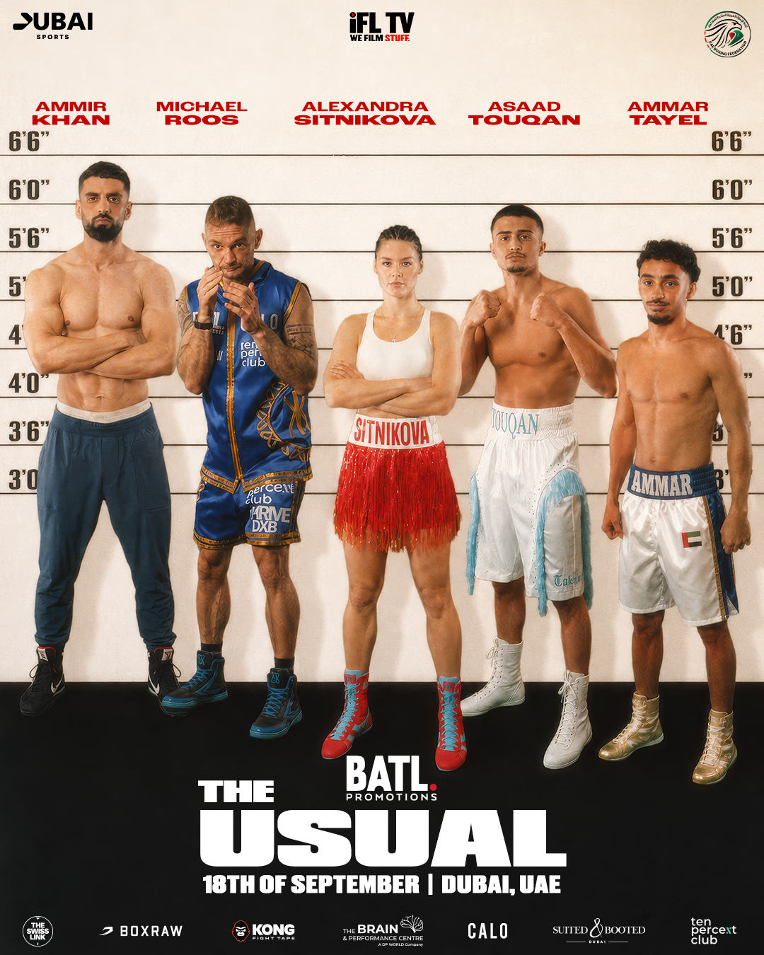 BATL The Usual Suspects — September 18th at Meydan Racecourse